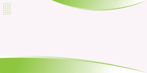 Abstract green wave vector illustration with a blank eco-friendly card template for web design and business decoration.