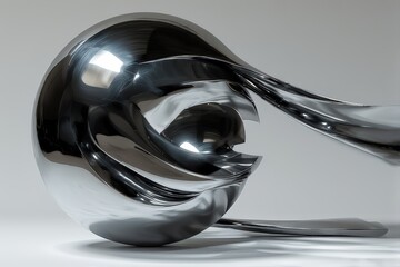 Futuristic Metalic Sphere