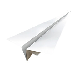Fototapeta premium Paper Airplane isolated on transparent background