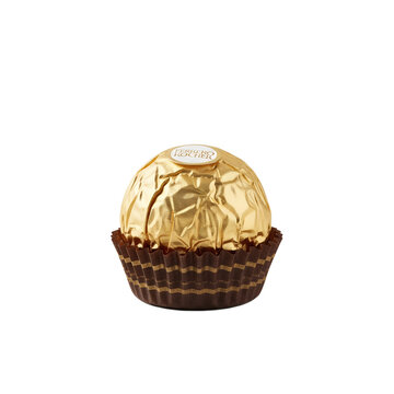 ferrero rocher candy praline golden wrapper hazelnut chocolate