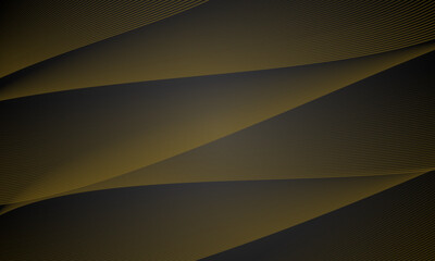 elegant background with curved gold lines