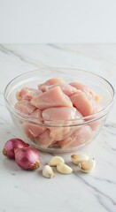 A Glimpse of Raw Chicken for a Healthy Meal