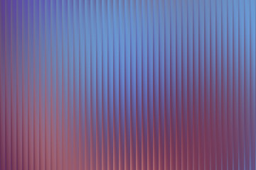 Fototapeta premium Vertical ribbed texture with blue and purple gradient