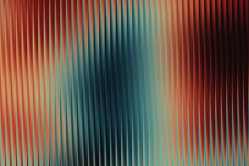 Abstract vertical lines with a gradient of blue, orange, and red colors