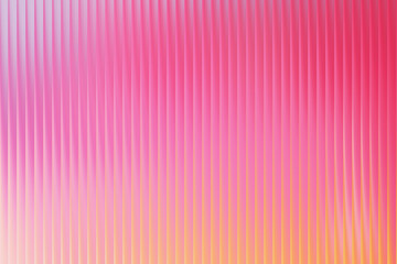 Fototapeta premium Abstract pink and yellow gradient background with vertical ribbed texture