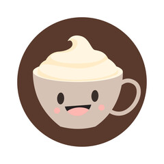 Cute Coffee Mug with Whipped Cream