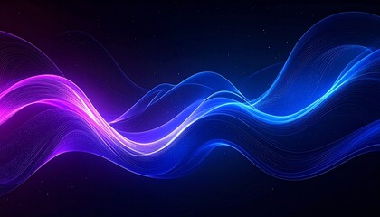 abstract blue background with waves