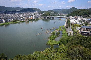 犬山城天守より、木曽川
