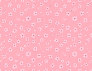 Delicate pink floral pattern