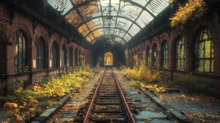 old and abandoned railway station © Aisha