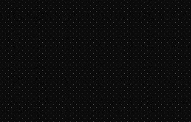 黒背景に白いドットが整列したミニマルシックなおしゃれなパターン背景
