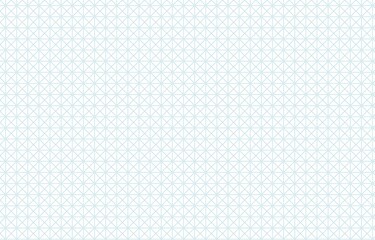 白背景にブルーの幾何学的な三角グリッドが広がる未来的なパターン背景