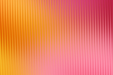 Obraz premium Vertical ribbed texture with orange and pink gradient background
