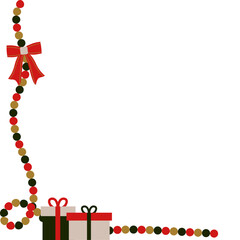 Christmas Corner with Gift