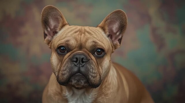 French bulldog dog portrait