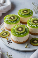 Kiwi mouse cake