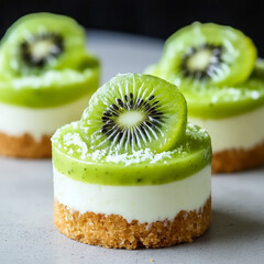 Kiwi mouse cake