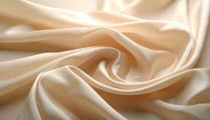 Smooth, flowing cream-colored fabric (2)
