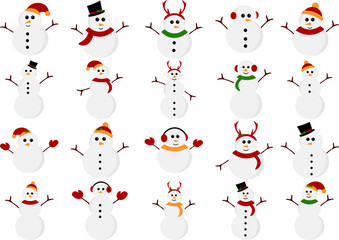Cute Snowman Illustration