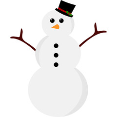 Cute Snowman Illustration