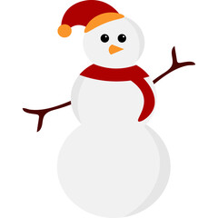 Cute Snowman Illustration