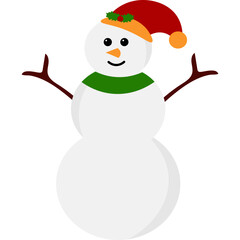 Cute Snowman Illustration