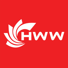 HWW letter design. HWW letter technology logo design. HWW Monogram logo design for an entrepreneur and business