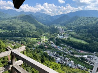 山寺からの山形の風景
