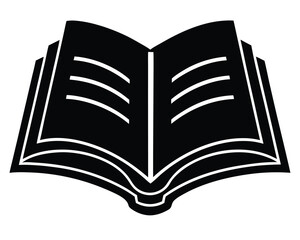 gospel book vector Illustration on black color and white background