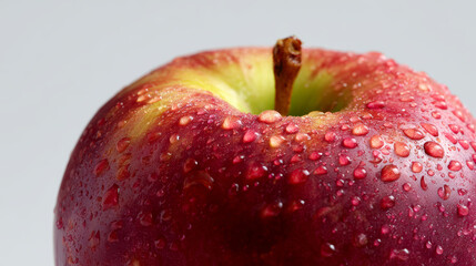 Full and juicy red apples