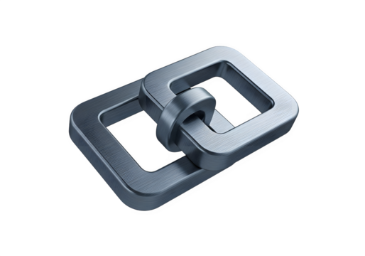 Image of super premium transparent photo of interlocking metal chain links, symbolizing connection, strength, and unity isolated on transparent background