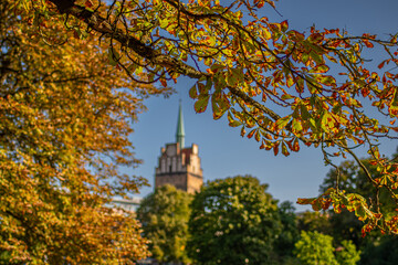 Kr&ouml;peliner Tor in Rostock, im Sp&auml;tsommer, Anfang Herbst
