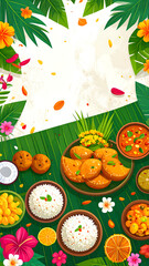 pongal indian festival background