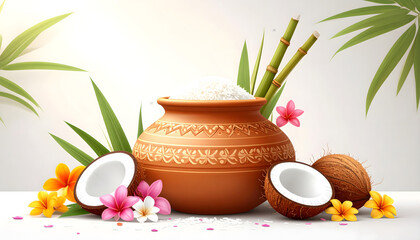 pongal indian festival background