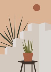 table and chairs on the terrace