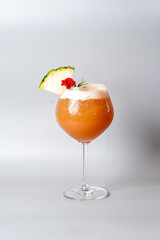 cocktail with fruits