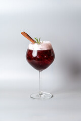 glass of cherry juice