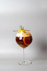 ice cream in glass
