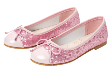Children size ballerina flats styled for women party shoes