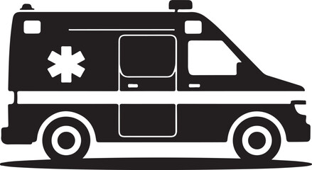 "Ambulance Silhouette Vector Illustration"

"Emergency Vehicle Silhouette Graphic"

"Medical Ambulance Icon Vector Design"