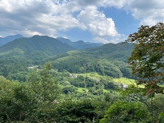 山形の山からの風景