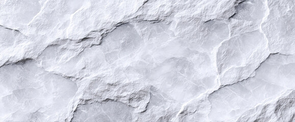 A close-up view of a textured white stone surface featuring intricate patterns and natural variations, suitable for backgrounds in design projects or artistic applications