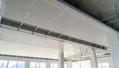 Interior construction, ceiling installation