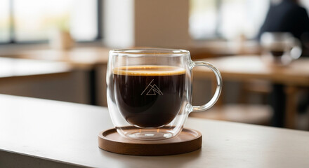 cup of coffee on the table