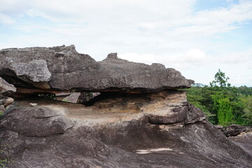 Phu Pha Thoep is a tourist attraction in Mukdahan.