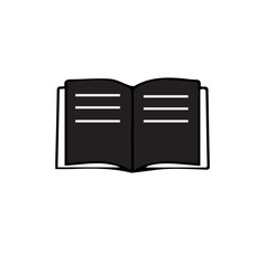 Open Book Learning Graphic Icon