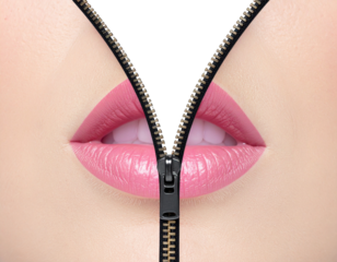 Creative Lip-Shaped Zipper Concept Art