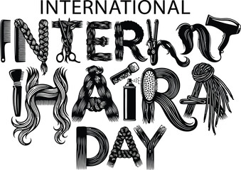 Celebrate International Hair Day with stylish salon tools and diverse hairstyles