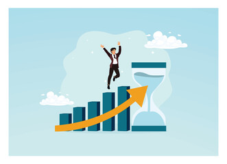 Entrepreneurs develop businesses for long-term investment.