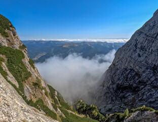 early fall on the mountains